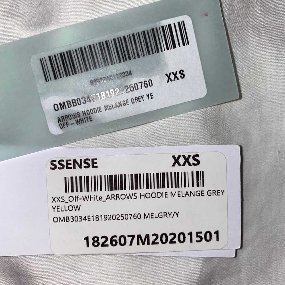 Authentic Off-White Fall-Winter Arrows Hoodie - image 6